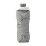 bulk buy bpa free not keeping cold fodable&collapsible portable Silicone drink bottle with narrow mouth 500ml ~ 1000ml Seagrass