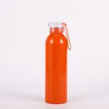 Wholesale Aluminum Outdoor Small Narrow Mouth Sport Water Bottle Screw Cap With Strip Light Weight 500ml ~ 1000ml Orange