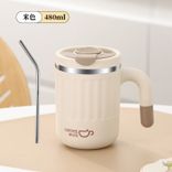 Aislamiento de acero inoxidable (18/8PRO) Aislamiento de doble capa Taza de café aislante ancho 250 ml ~ 500 ml negro